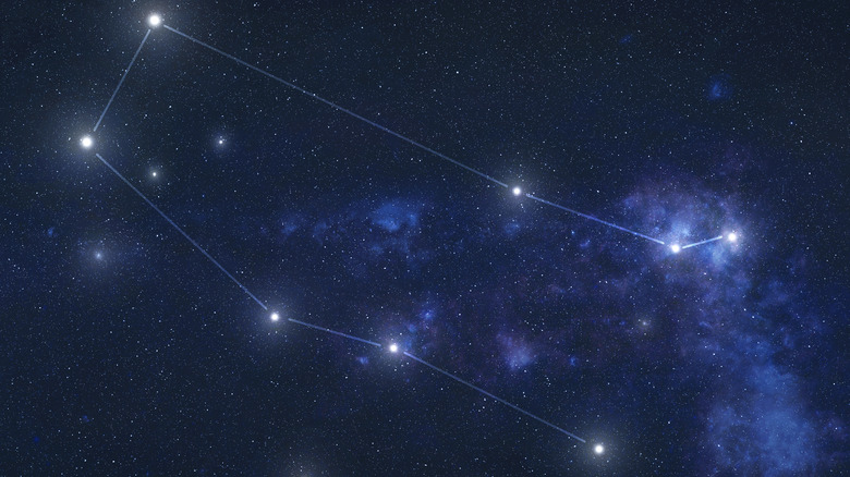 gemini constellation at night