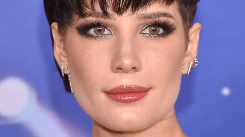 Halsey smiling
