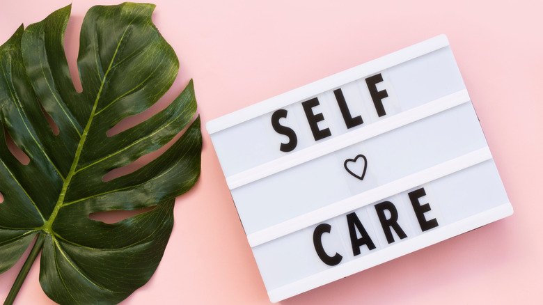 Self care sign