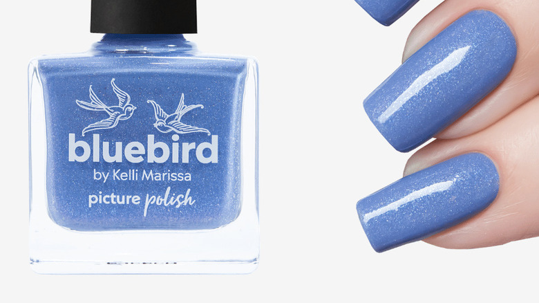 Bluebird nail polish by Kelli Marissa picture polish
