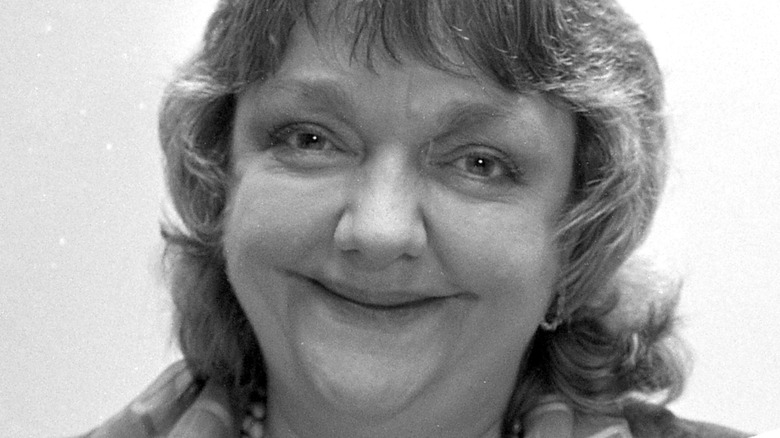 Maeve Binchy smiling in the '80s