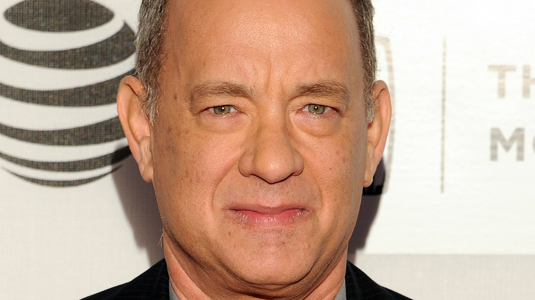 Tom Hanks on the red carpet. 