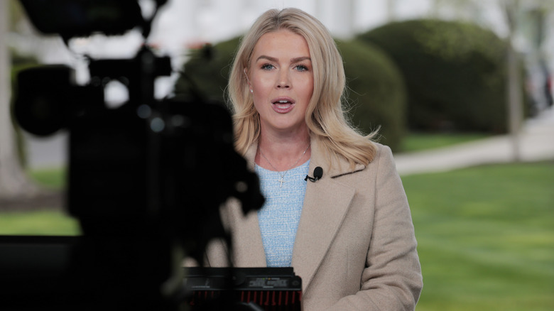 Karoline Leavitt reporting