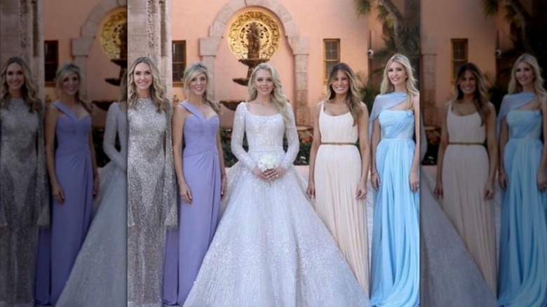 A family photo on Tiffany Trump's wedding day