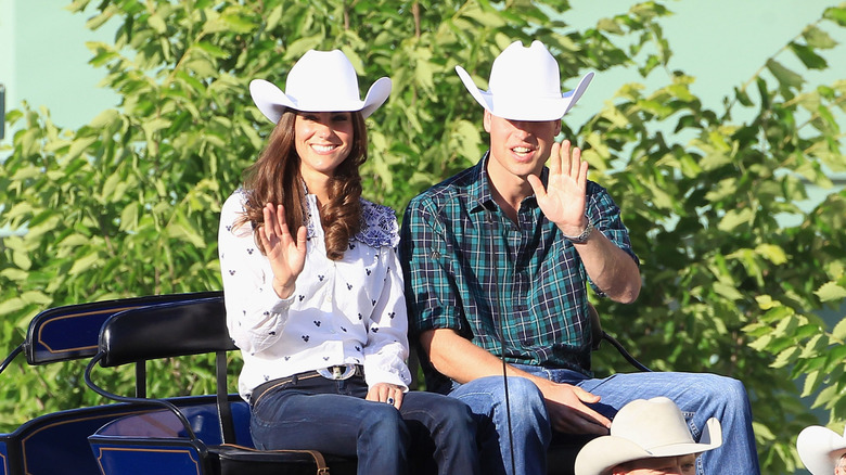 Prince William Kate Middleton jeans hats