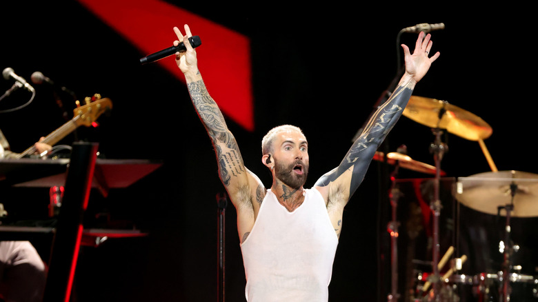 Adam Levine onstage
