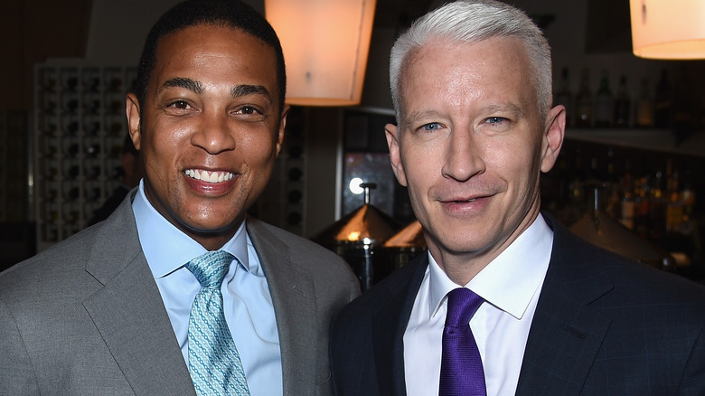 Don Lemon and Anderson Cooper smiling