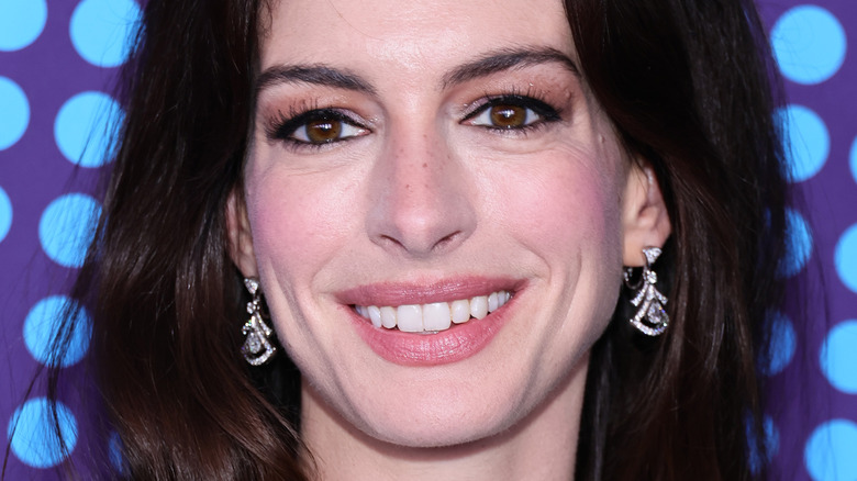 Anne Hathaway smiling 