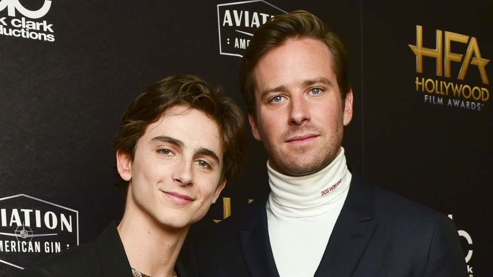 Armie Hammer and Timothée Chalamet