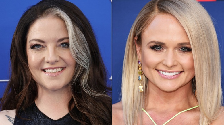 Split image of Ashley McBryde and Miranda Lambert