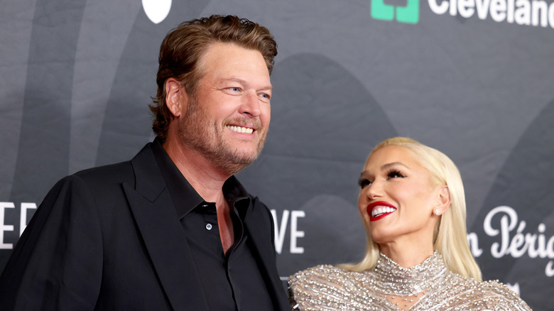 Blake Shelton and Gwen Stefani at the 27th Annual Power of Love Gala in 2024