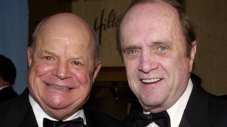 Bob Newhart and Don Rickles at an event