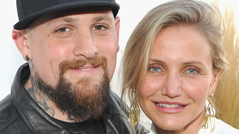 Benji Madden, Cameron Diaz smiling