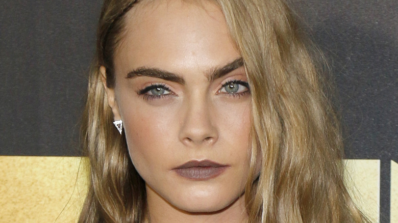 Cara Delevingne on the red carpet