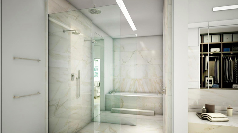 Master bathroom in Chelsea Clinton's house