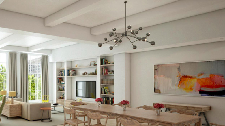 View of Chelsea Clinton's dining room