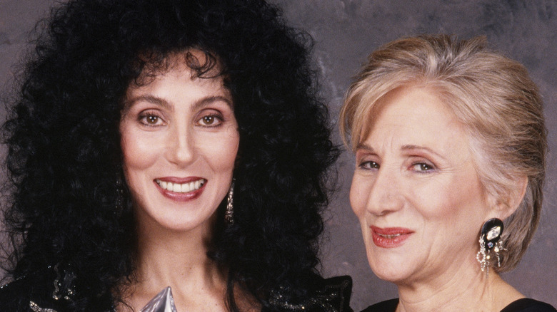 Cher and Olympia Dukakis in 1988