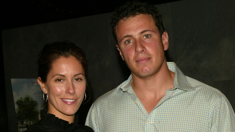 Cristina Greeven Cuomo and Chris Cuomo posing