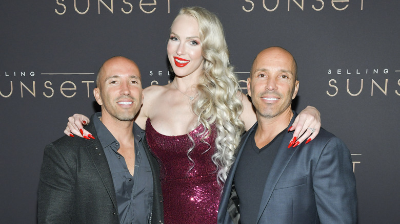 Christine Quinn with Brett and Jason Oppenheim
