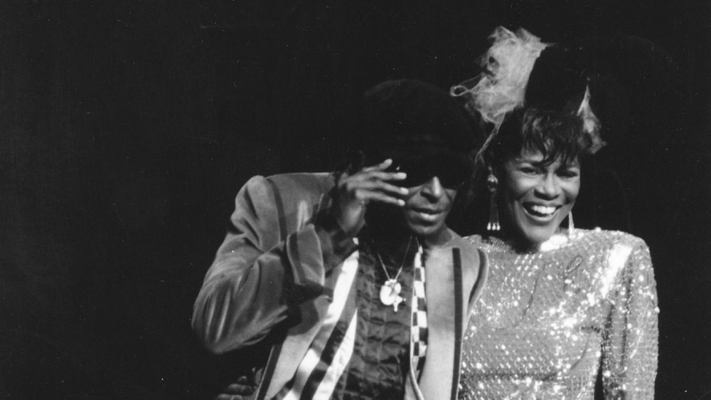 Miles Davis with Cicely Tyson in 1983