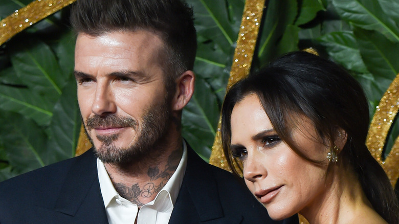 David and Victoria Beckham at event