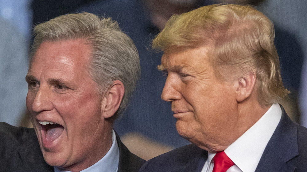 Kevin McCarthy and Donald Trump event