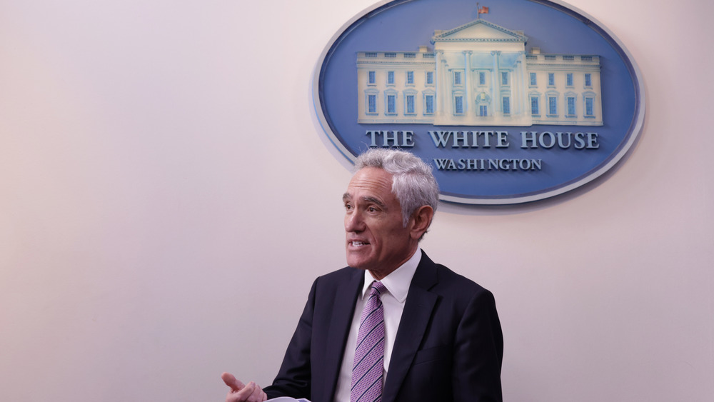 Scott Atlas with White House logo