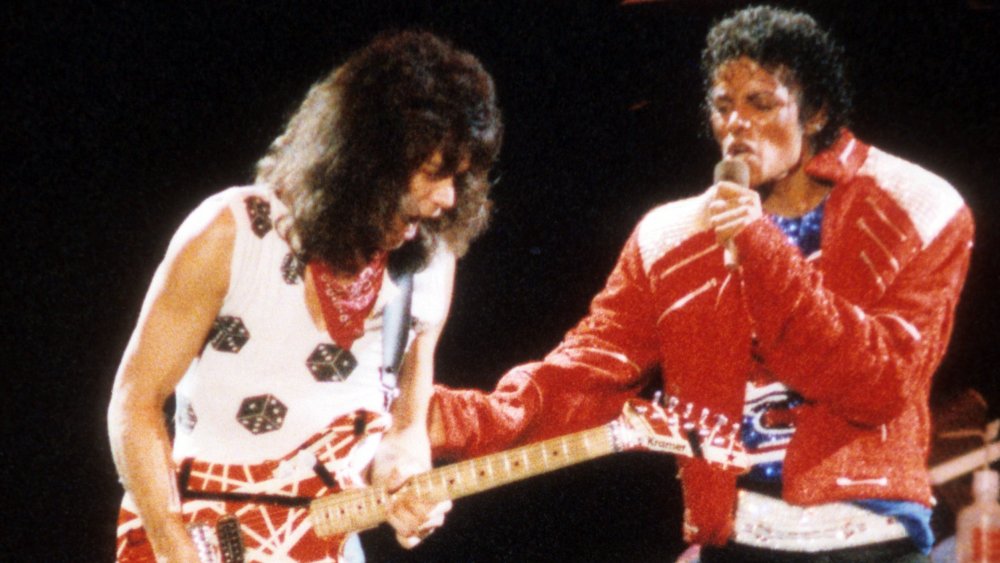 Eddie Van Halen and Michael Jackson