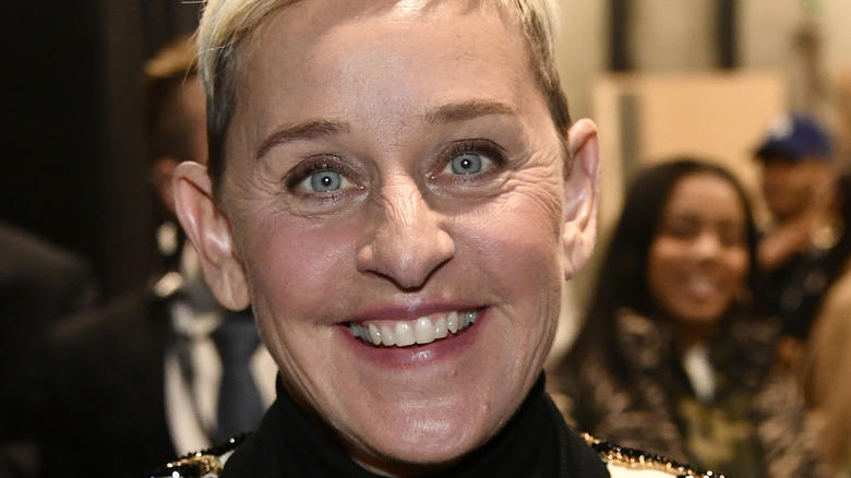 Ellen DeGeneres smiling 