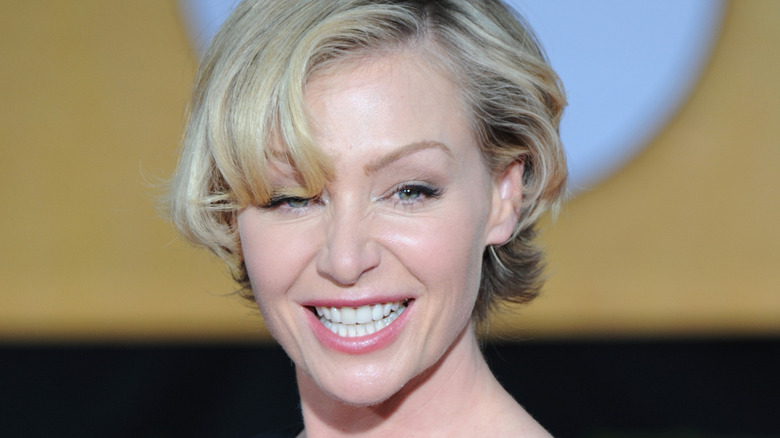 Portia de Rossi smiling
