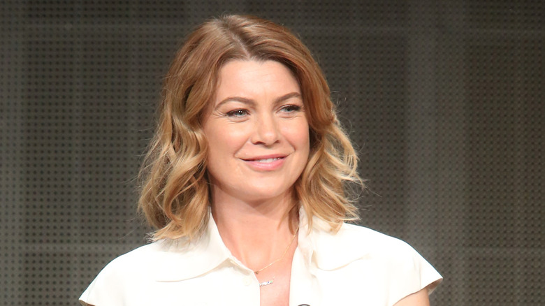 Ellen Pompeo smiling at an event