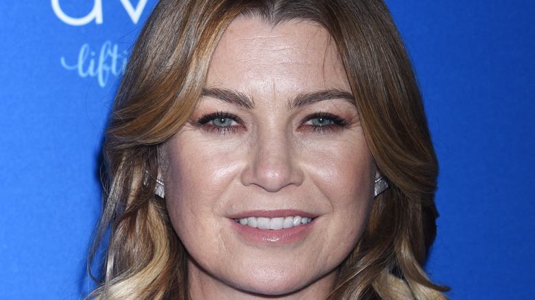 Ellen Pompeo on the red carpet.