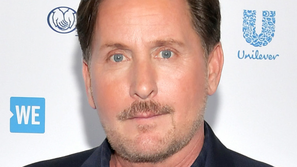 Emilio Estevez on red carpet