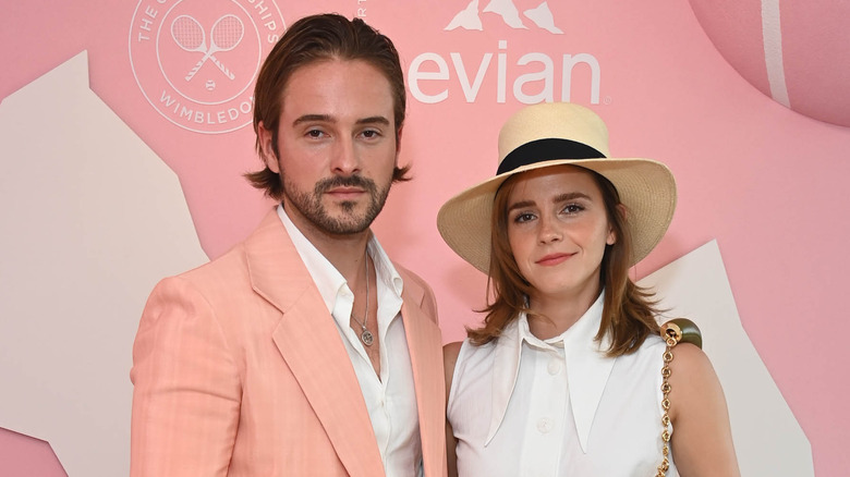 Alex Watson and Emma Watson at evian event