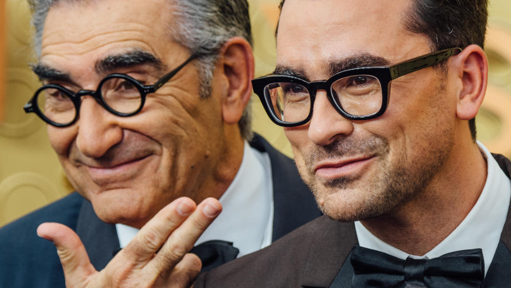 Eugene Levy and Dan Levy attend the 71st Emmy Awards