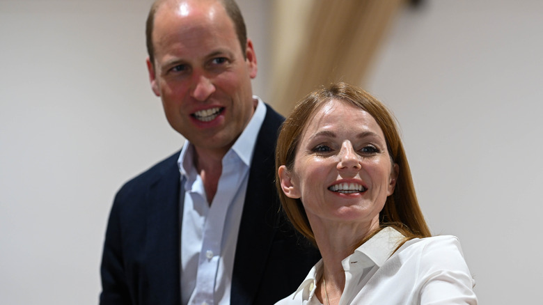 Geri Horner with Prince William