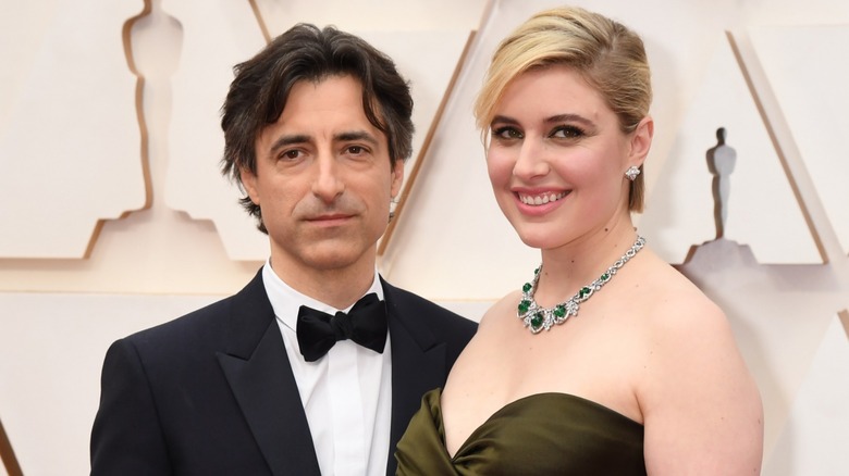 Noah Baumbach and Greta Gerwig smiling