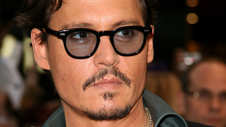 Johnny Depp on the red carpet. 