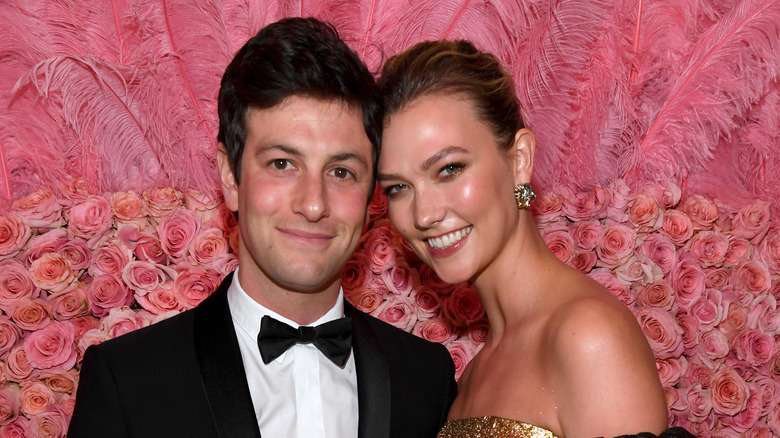 Josh Kushner, Karlie Kloss posing 