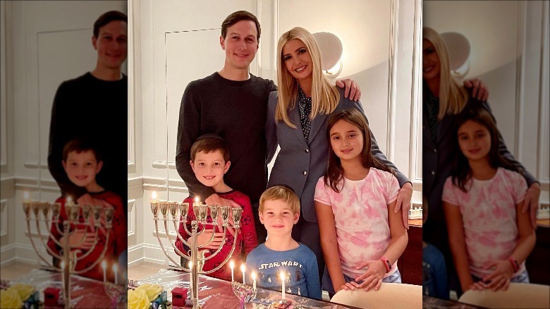 Ivanka Trump with her family 
