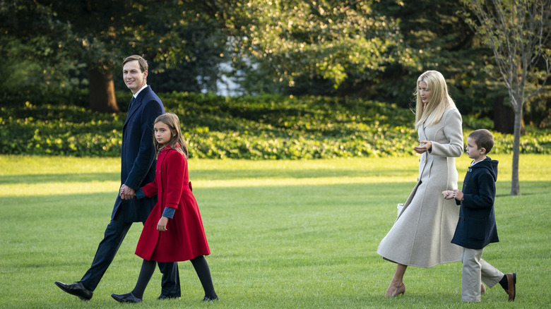 Jared Kushner, Ivanka Trump with kids