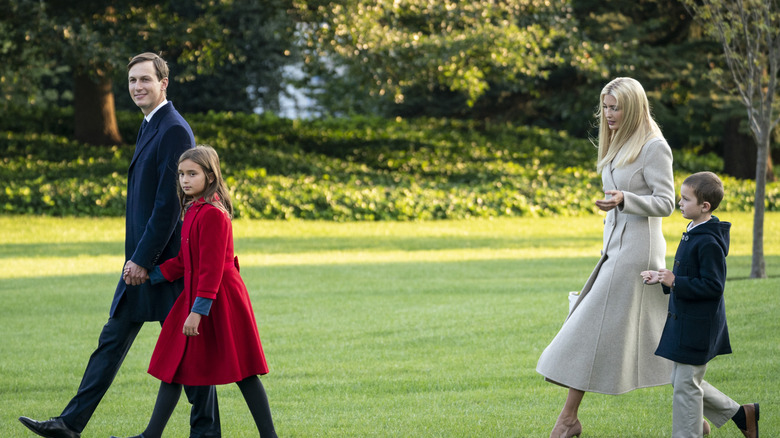 Jared Kushner, Ivanka Trump with kids