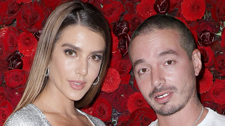 J Balvin and Valentina Ferrer at event 