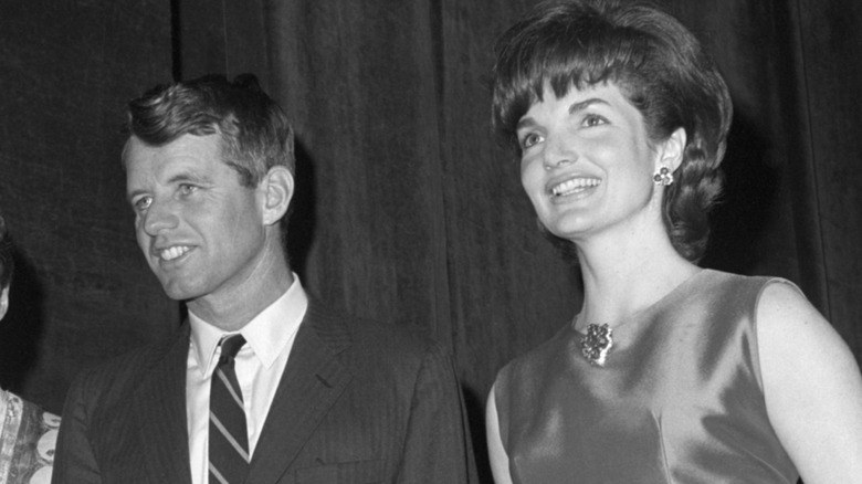 Bobby Kennedy and Jackie Kennedy