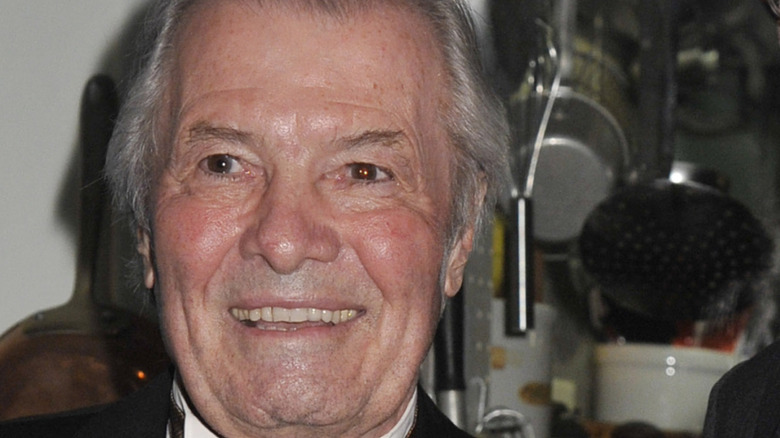 Jacques Pépin at an event.