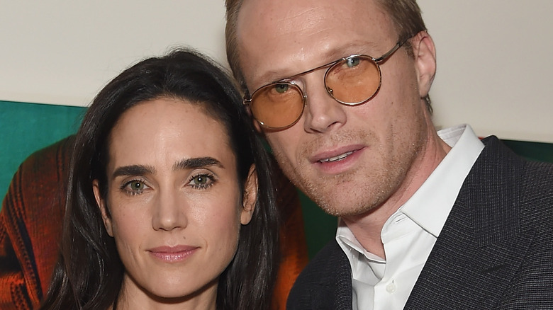 Jennifer Connelly and Paul Bettany attending an event