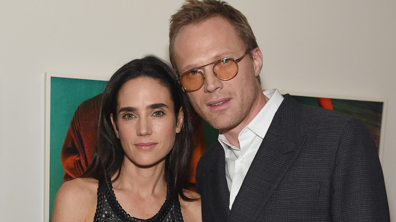 Jennifer Connelly and Paul Bettany attending an event