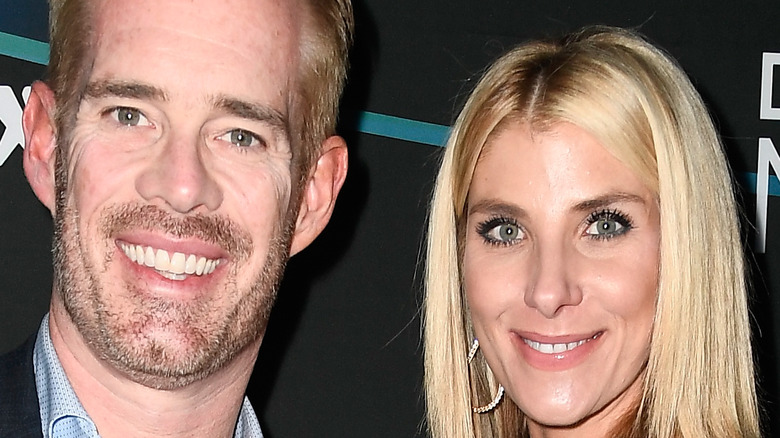 Joe Buck and Michelle Beisner-Buck smiling