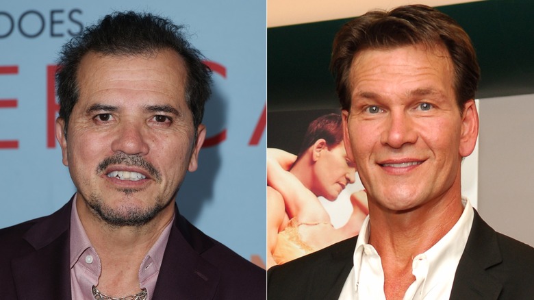Composite image of John Leguizamo (L) and Patrick Swayze (R)