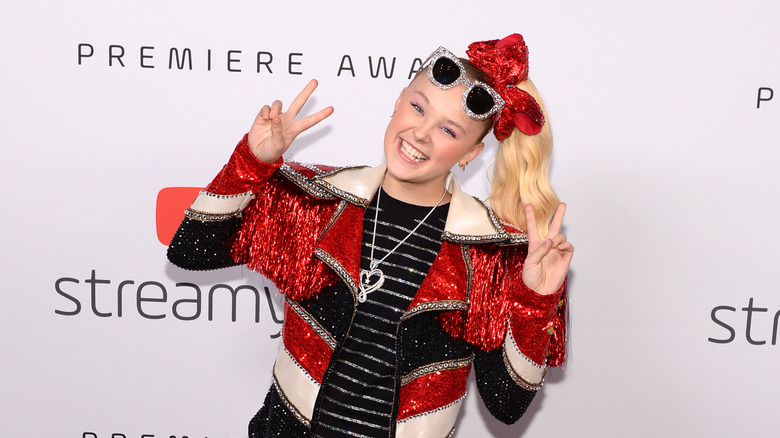 Jojo Siwa on the red carpet